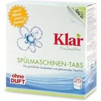 Klar Klar Spülmaschinen Tabs 25 Stück – Produktbild 1 von 1