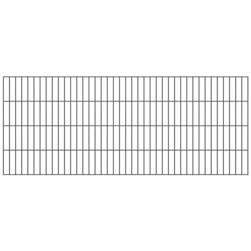 Alberts ALBERTS Doppelstab-Gittermatte, verz.anthr, BxH2000x800mm, Draht-Ø6/5/6, Masche50x200mm – Produktbild 1 von 1