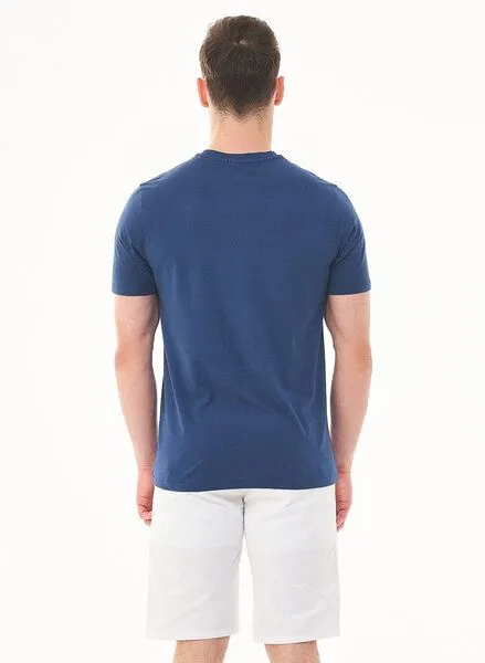 ORGANICATION ORGANICATION T-Shirt aus Bio-Baumwolle mit Anker-Print, Blau(navy), – Produktbild 4 von 4