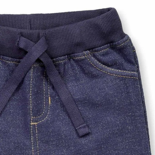 Sense Organics Sense Organics Babyhose in denimblau, Modell ESSLI, Blue, – Produktbild 3 von 3