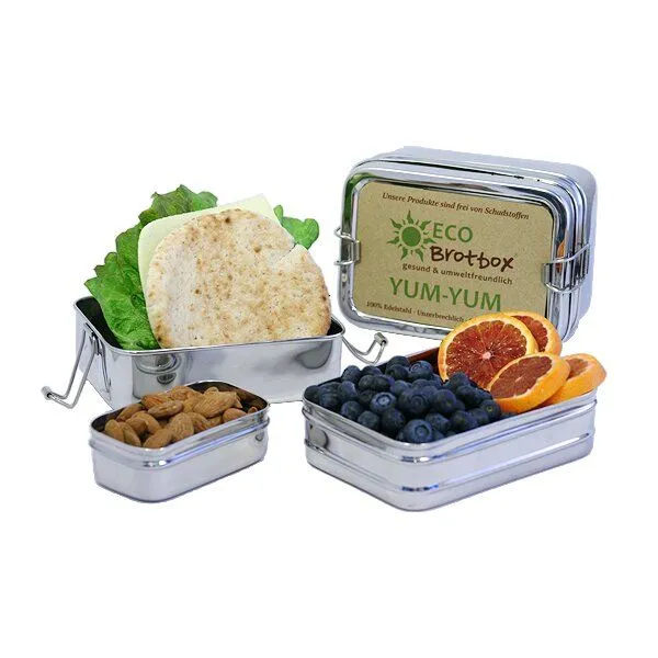 ECO Brotbox ECO Brotbox Dabba Magic mit Snackbox – Produktbild 1 von 4