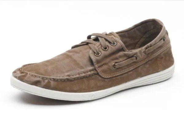 Natural World Natural World Vegan Herren Halbschuh washed - Old Elbrus, Braun (cafe grano), – Produktbild 5 von 5