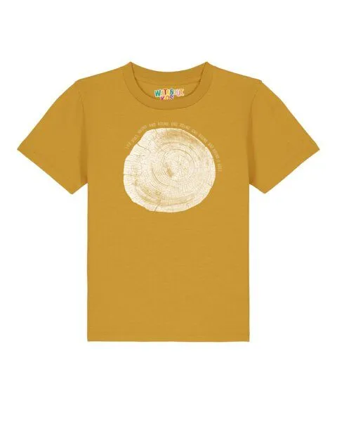 watabout.kids watabout.kids T-Shirt Kinder Baumscheibe, Ochre, – Produktbild 1 von 2