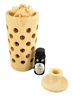 ReineNatur ReineNatur Raumerfrischer-Set aus Zirbenholz - Konus mit Deckel - 10ml Zirbenöl - 20g Späne – Produktbild 1 von 1