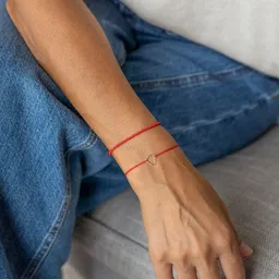 juni juni Rotes Armband Set mit Herzarmband "Pure Love" - handgemacht in Deutschland – Produktbild 1 von 1