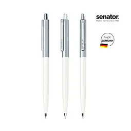Senator Senator Kugelschreiber "Point Metal", Weiß, – Produktbild 2 von 2