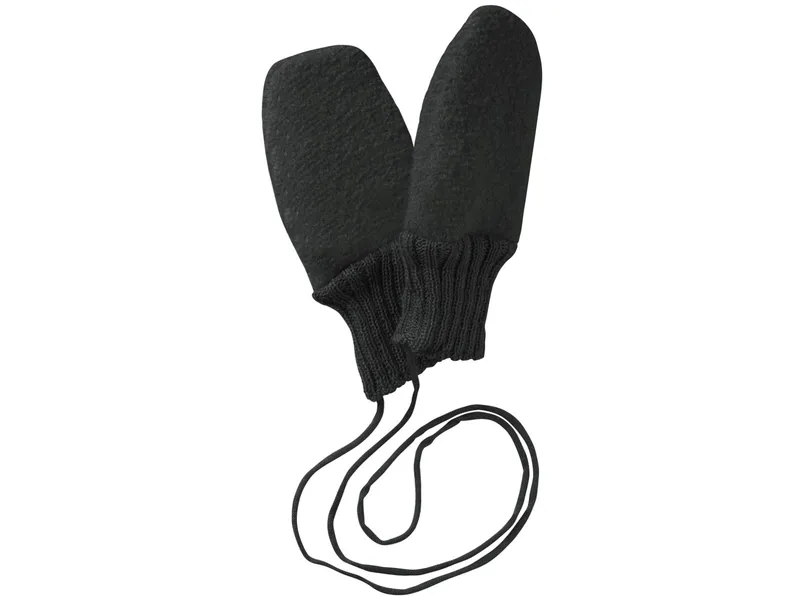 Disana Disana Baby Handschuhe Bio-Merinowolle Walk anthrazit Gr.1 (7-8 Monate), Grau, – Produktbild 1 von 1