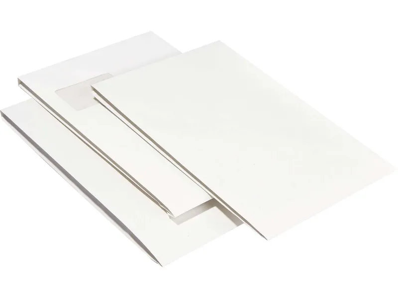 200 C4 Faltentaschen RC weiß HK 20mm 120g – Produktbild 1 von 1
