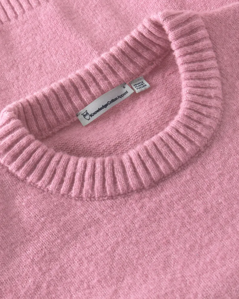 KnowledgeCotton Apparel KnowledgeCotton Apparel Damen vegan Pullover Souffle Garn Orchid Haze, Rosa, – Produktbild 2 von 2