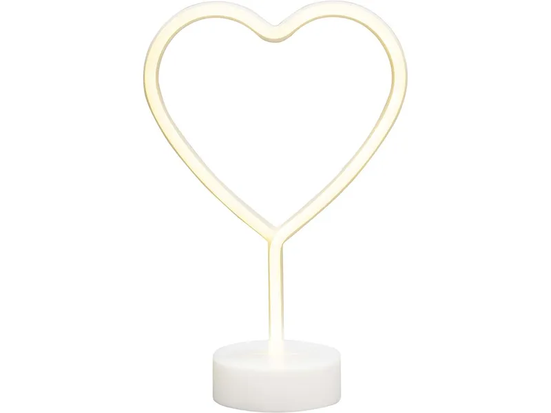 Konstsmide Konstsmide LED-Schlauchsilhouette "Herz" 6 h Timer, 78 Dioden warmweiß – Produktbild 1 von 1