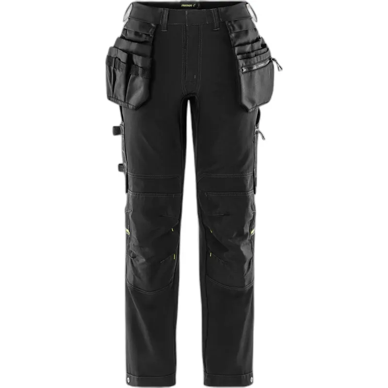 Fristads Arbeitshose Damen Fristads 2802 GHST, Schwarz, – Produktbild 1 von 2