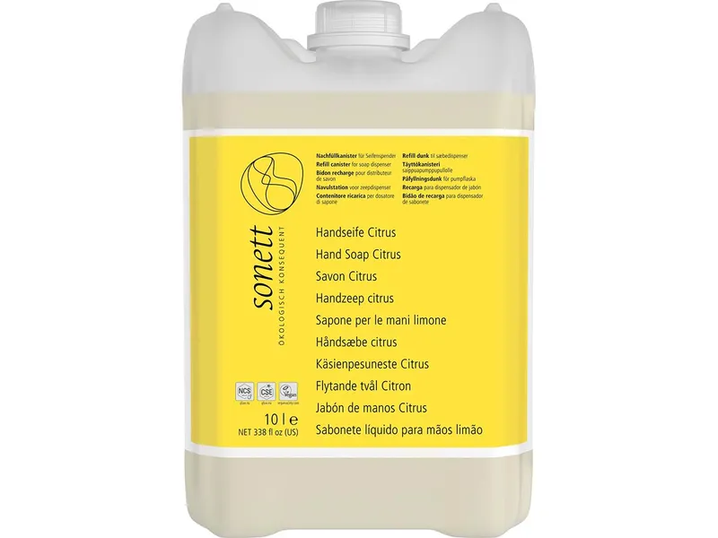 Sonett Sonett Handseife "Citrus", Nachfüllung, 10 l – Produktbild 1 von 1