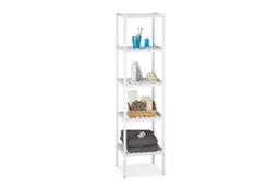 RELAXDAYS RELAXDAYS Badregal Bambus Badregal weiß, 1-tlg. – Produktbild 1 von 1