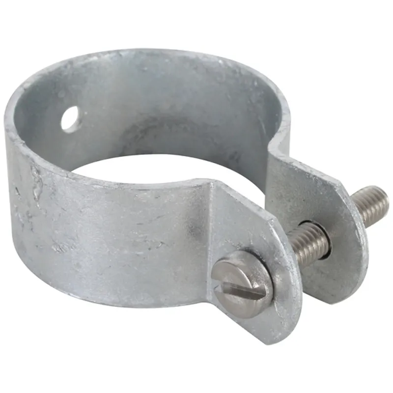 Alberts ALBERTS Schelle, Befest. v.Streben u.Spannbrücken an Pfosten, feuerverz., Ø42mm, Breite22mm – Produktbild 1 von 1