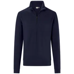 HAKRO HAKRO Zip-Longsleeve Piquè ECO #535 Gr. S tinte – Produktbild 1 von 1