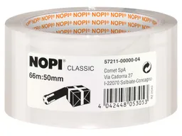 NOPI NOPI Packband 'Classic 4042', Stärke 52 µ, 50 mm x 66 m, transparent – Produktbild 1 von 1