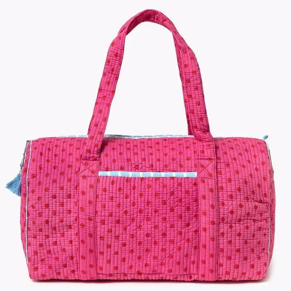 KIKOONI KIKOONI handgefertigte große Baumwolltasche "K. Shopper", Dizzy dots love, – Produktbild 3 von 4