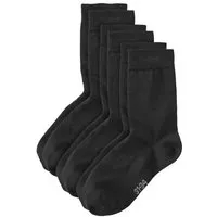 hessnatur hessnatur Socke im 3er- Pack aus Bio-Baumwolle, Schwarz, – Produktbild 2 von 3