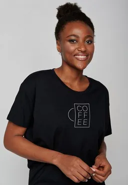 GreenBomb GREENBOMB Lifestyle Coffee Cup Feel - Lässiges T-Shirt aus einem Bio-Baumwoll Mix / hochwertiger Print / Fair & Vegan – Produktbild 1 von 1