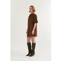 Basic Apparel Basic Apparel Polo Cord-Kleid ISA aus Bio-Baumwolle GOTS – Produktbild 1 von 1