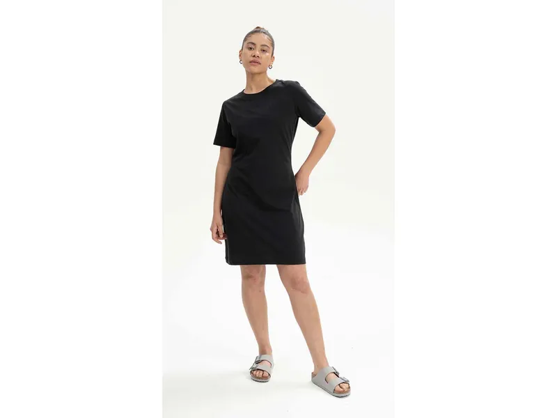 MELA T-Shirtkleid Modell: Darsha, Schwarz, – Produktbild 1 von 6