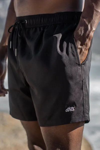 DIRTS dirts Badehose - Recycled Swim Shorts RPET, Rot, – Produktbild 2 von 4