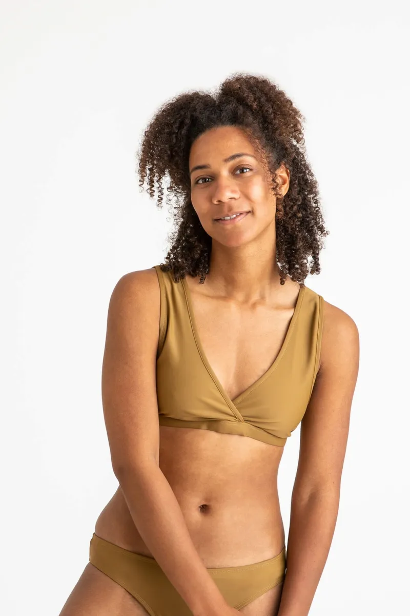 MATONA MATONA Damen vegan Bikini Top Moss, Hellbraun, – Produktbild 2 von 2