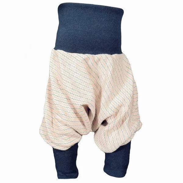 liebewicht liebewicht leichte Pumphose weiß rot blau gemustert aus Biobaumwoll Sweat, Blue, – Produktbild 6 von 8