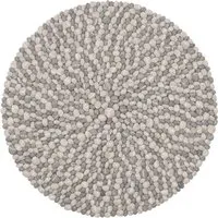 myfelt myfelt Filzkugelteppich rund, 100% Schurwolle, Steinoptik hell (ernie), – Produktbild 1 von 1
