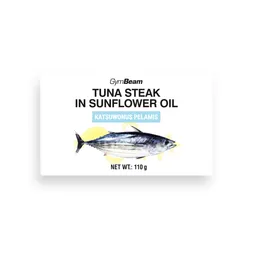 GymBeam Food GymBeam Thunfischsteak in Sonnenblumenöl 110 g – Produktbild 1 von 1
