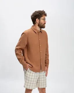 MATONA Matona Klassisches Leinenshirt für Männer / Casual Shirt – Produktbild 1 von 1
