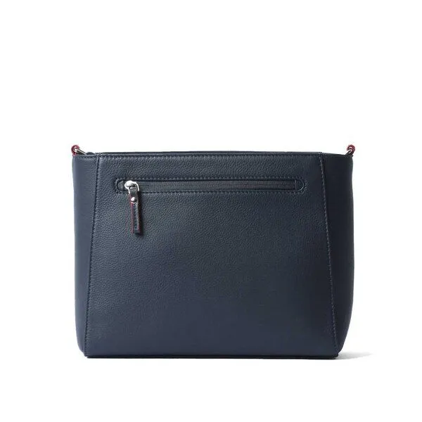 Vargu Vargu Leder-Umhängetasche Sandrin 1, Navy, – Produktbild 4 von 4