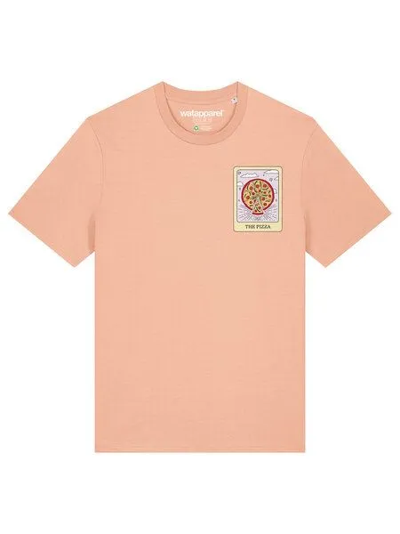 watapparel watapparel T-Shirt Unisex Tarot The Pizza, Fraiche peche, – Produktbild 2 von 3