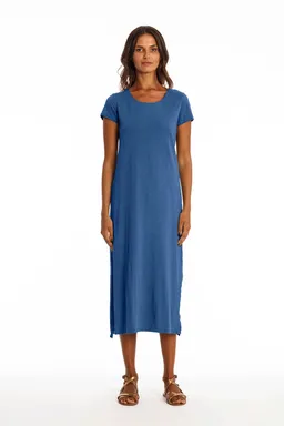 RAVENS VIEW IBIZA RAVENS VIEW IBIZA Damen vegan Kleid Lara Indigoblau – Produktbild 1 von 1