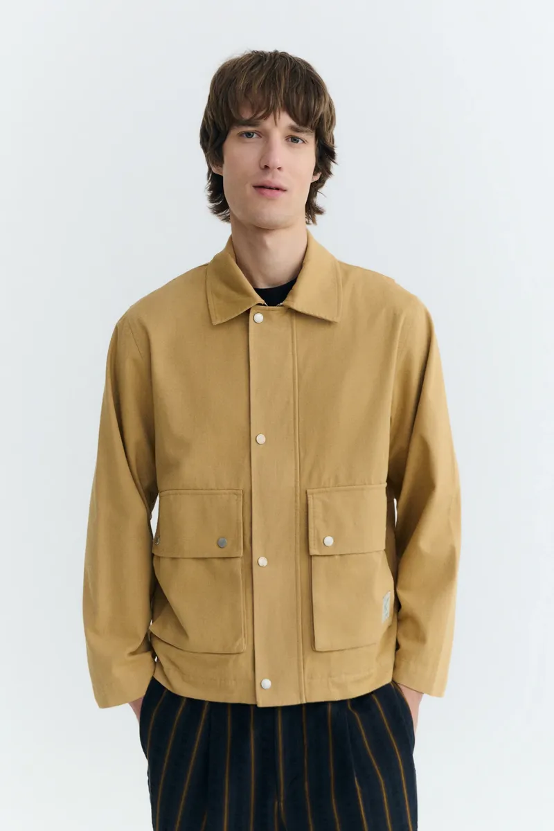 thinking mu Thinking MU Herren vegan Jacke Oversize Callum Kamelbraun, Hellbraun, – Produktbild 2 von 2