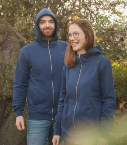 päfjes päfjes Basic Zipper Jacke - Fair gehandelt - Unisex Bio Sweatjacke – Produktbild 1 von 1