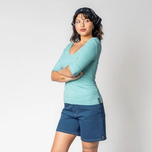trueStory trueStory Jeans Shorts - FEELIJA, Blue, – Produktbild 3 von 4