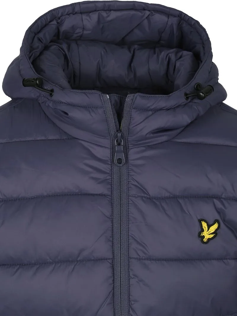 Lyle and Scott Lyle & Scott Jacket Wadded Graystone - Größe L, Dunkelblau, – Produktbild 5 von 5