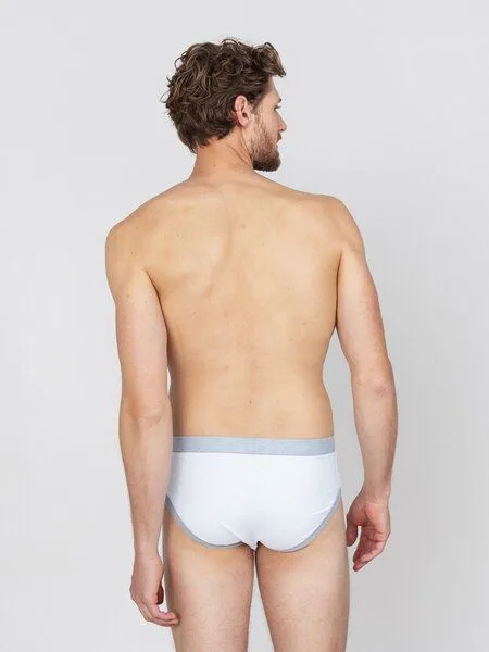 erlich textil erlich textil Theo Slip aus Bio-Baumwolle, made in Europe, Weiss, – Produktbild 2 von 4