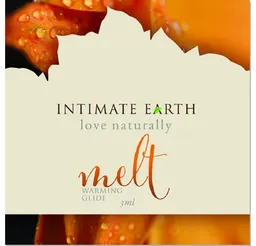 Intimate Earth Gleitgel Melt (mit Zimtbaumrinde und Wärme-Effekt), Sachet mit 3ml, 1-tlg., veganes und biologisches Gleitgel - wärmend – Produktbild 1 von 1