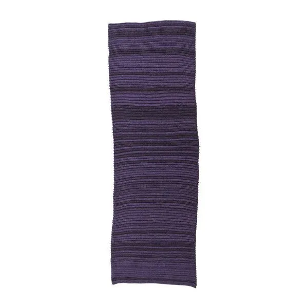 austriandesign.at austriandesign.at Schal "Rippe", Violett+anthrazit, – Produktbild 4 von 4