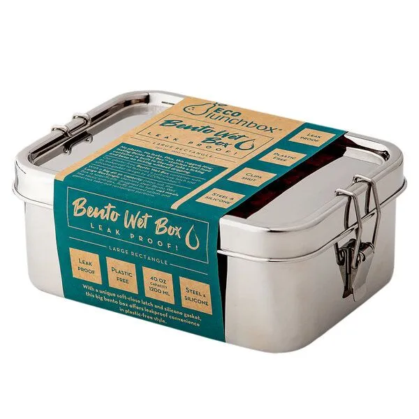 ECOlunchbox ECOlunchbox ECOlb Bento Wet Box (Rectangle) – Produktbild 1 von 2
