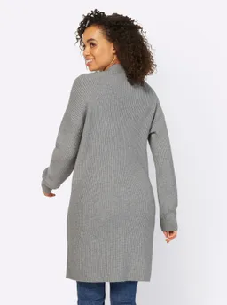 heine Longstrickjacke grau-meliert – Produktbild 1 von 1