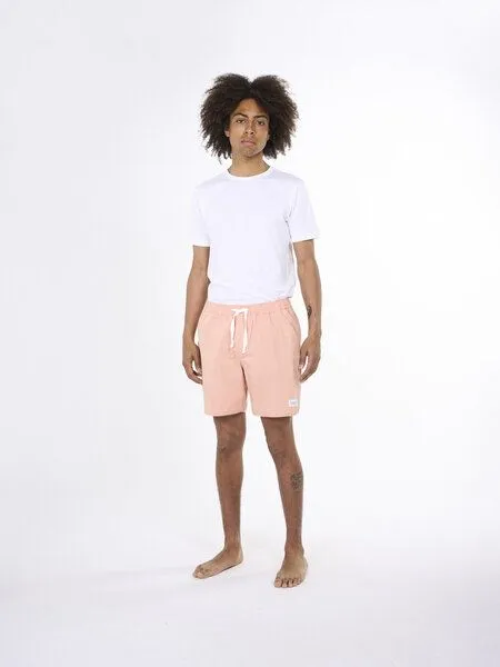 KnowledgeCotton Apparel KnowledgeCotton Apparel Badehose - Swim shorts with elastic waist, Rosa (coral pink), – Produktbild 4 von 4