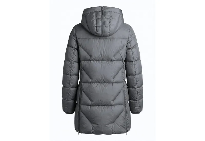Parajumpers Daunenjacke PJS JANET - DAUNENJACKE MIT KAPUZE für Damen Rock Grau – Produktbild 2 von 3