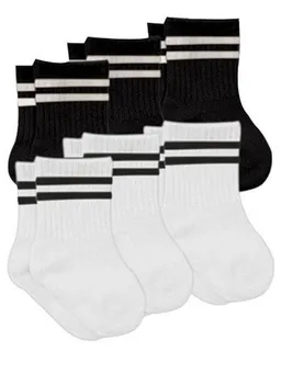 bistyle bistyle Socken 6er-Pack für Babys Babysocken Jungen Mädchen Kurzsocken gerippt – Produktbild 1 von 1