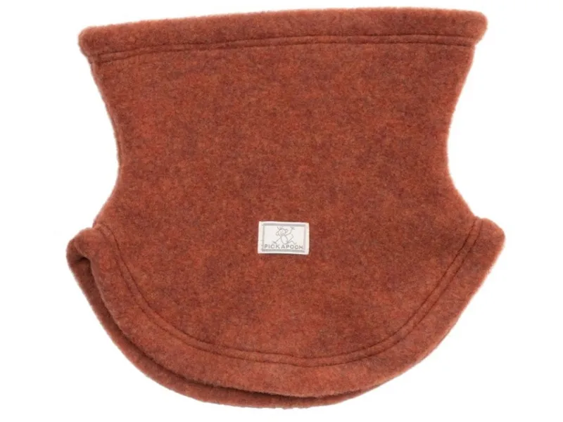Pickapooh Pickapooh Kinder Schlupfschal Bio-Schurwolle Fleece redwood Gr.2 (ab 2 Jahre), Rot, pink, – Produktbild 1 von 2