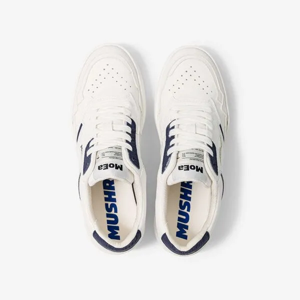 MoEa MoEa Sneakers GEN1 - Mushroom White & Navy, Blue, – Produktbild 4 von 5