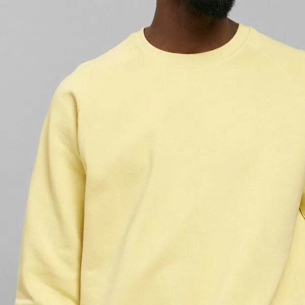 Dedicated DEDICATED Sweatshirt Malmoe Base, Gelb, – Produktbild 4 von 4