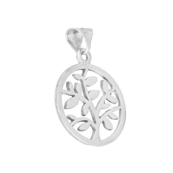 pakilia pakilia Kette Silber Baum minimalistisch sustainable handmade Fair-Trade – Produktbild 3 von 4